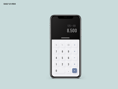 Daily UI #004 Calculator