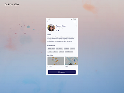 Daily UI #006 User Profile