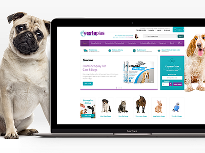 Clean ecommerce site animals clean ecommerce limely magento veterinary vets white