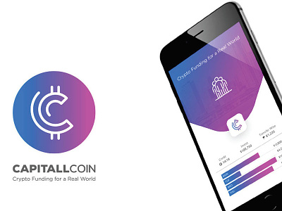 Capitall Coin-Branding Development, Tagline Copy, UI/UX app branding design icon identity illustration logo mobile package ui ux vector web website