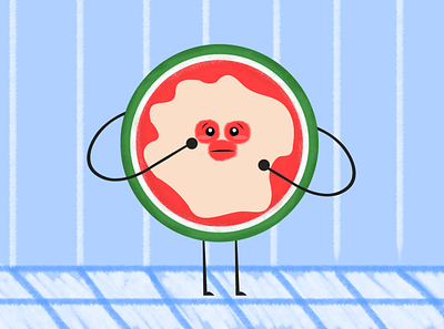 watermelon story 2 - illustration 2d art 2d character design illustraion illustration
