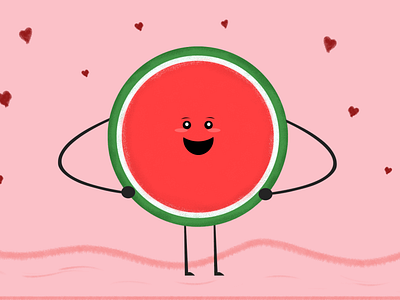 Watermelon story 3_ illustration