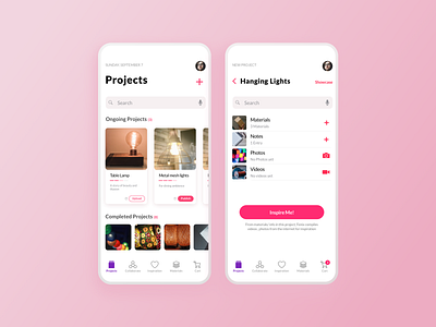 DYI Application mobile app ui ux