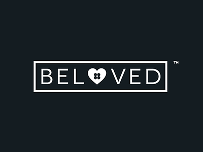 Beloved fashion brand berlin branding button clothes college dark digital transformation fashion heart identity logo love
