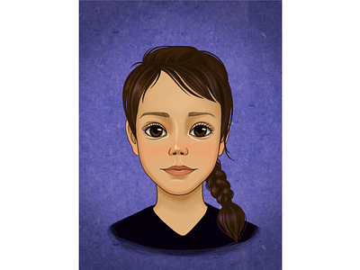 Портрет девочки logo девочка иллюстрация портрет
