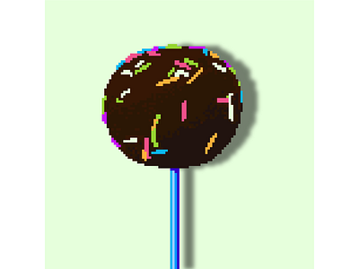 Cakepops вектор десерт иллюстрация кейкпопс конфета маленький на палочке посыпка разноцветный тортик шоколадный