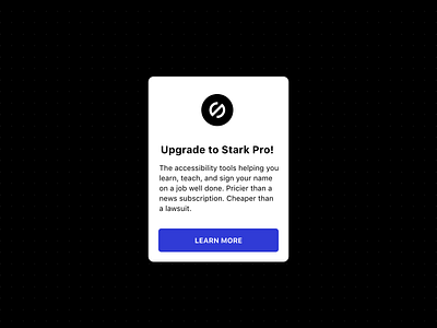 Upgrade to Stark Pro!