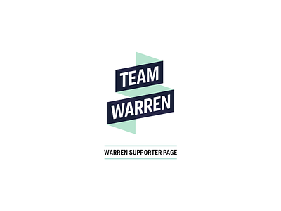Warren Supporter Graphic accessibility branding campaign design concept contrast design graphic graphic design icon illustration lg liberty green logo warren web design