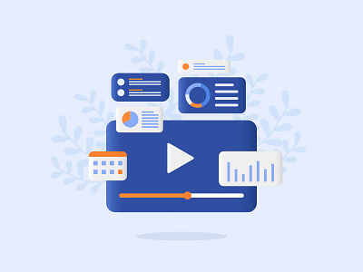 video marketing vector illustration