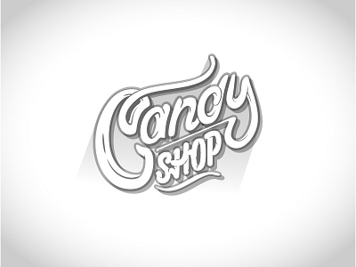 Candy Shop Logo. candyshop game illustration iu logo mall rabbit shopping sketch
