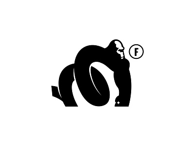 M Factor Logo animal flow brand branding factor gorilla logo gym illustration trainning brand xave