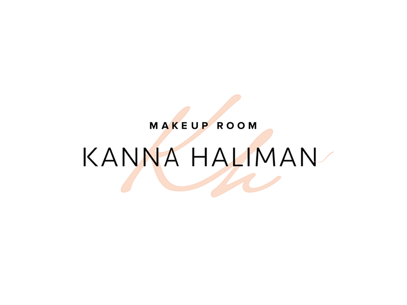 Kanna Haliman animation letters logo makeup
