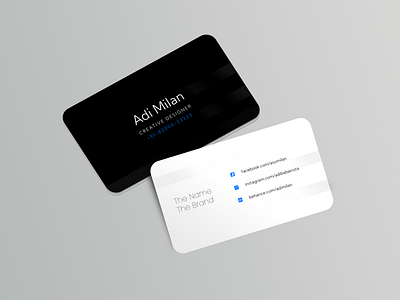 Business card Simple and sober