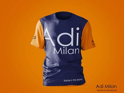 sports shirt Branding on Mockup for Adi Milan