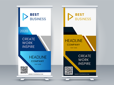 ROLL UP BANNER ads design banner banner design banners br brand design corporate logo design design roll up banner rollup