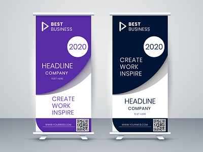 ROLL UP BANNER DESIGN banner ads banner design banner small best color design branding concept corporate branding corporate design corporate identity corporate logo design design logo design logotype roll up ads