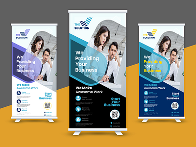 Roll up banner design