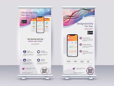 Roll up banner design