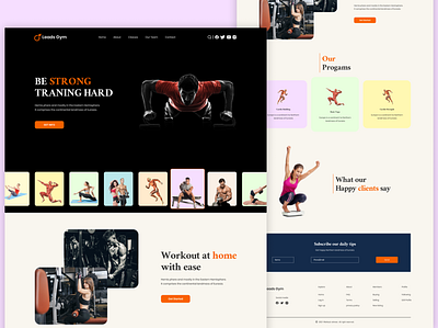 Fitney - Personal Trainer Landing Page #19 bodybuilding fitness club homepage landing page training weightloss yoga ui ui design website ux ux ui health fitness gym ux design ui design website ux ui health ux ui health fitness web design web site design website website design weightloss workout yoga