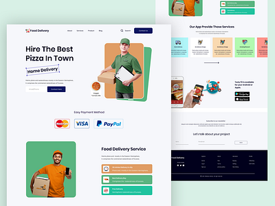 Food Delivery Landing page #27