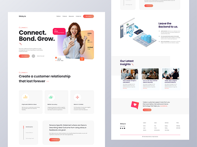 E-commerce platform Landing Page