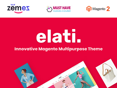 Elati - Aheadworks One Step Checkout Magento Theme accessories clothing ecommerce ecommerce shop fashion jeans magento magento 2 magento templates magento theme responsive shoes trend women