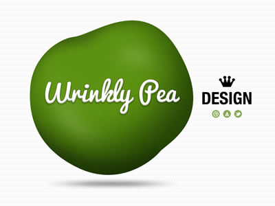 Wrinkly Pea Design Web Site Refresh - Attempt 1 design logo pea refresh web site