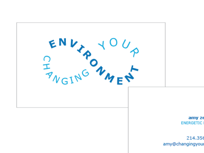Changing Your Environment: Brand Development brand development branding business card logo
