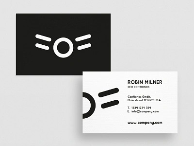 Business Card Contionos business card business card design businesscard creative creativity design designer graphic design minimal modern typography visiting card