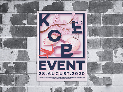 Poster Design Japan Kobe creative creativity design designer graphic design japan kobe minimal modern poster poster design typography
