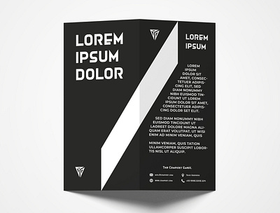 Brochure Design Black black brochure brochure design creative creativity design designer flyer flyer design graphic design minimal modern typography