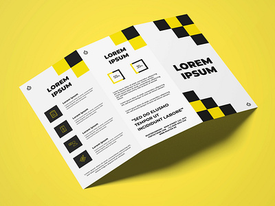 Brochure Design Yellow
