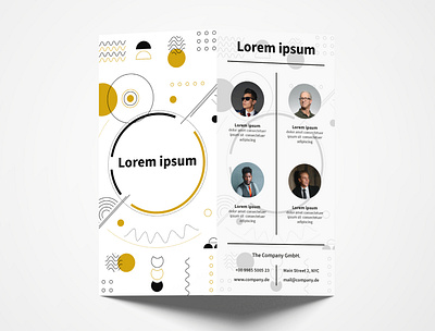 Brochure Design Gold brochure brochure design creative creativity design designer flyer flyer design gold graphic design minimal modern typography