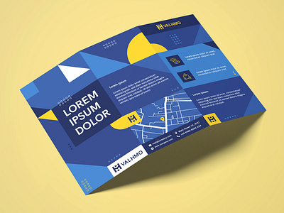 Brochure Design Blue