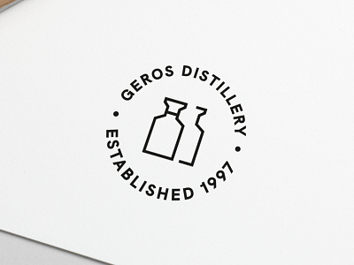 Logo Design Geros Distillery creative creativity design designer distillery logo logo design logoinspiration logos logotype minimal modern typography