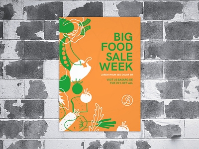 Poster Design Big Food Sale