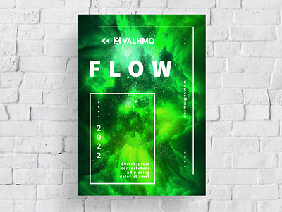 Poster Design Flow creative creativity design designer flow graphic design graphic artist modern poster poster art poster design typography
