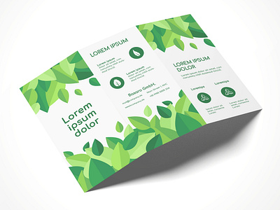 Brochure Design Leaf Organic