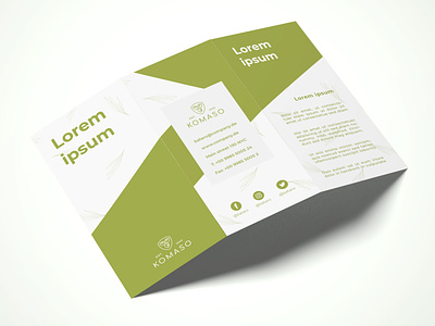 Brochure Design Komaso brochure brochure design creative creativity design designer flyer flyer design graphic design minimal modern typography