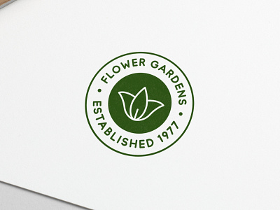 Logo Design Flower Gardens creative creativity design designer logo logo design logodesign logodesigner logoinspiration logos logotype modern typography