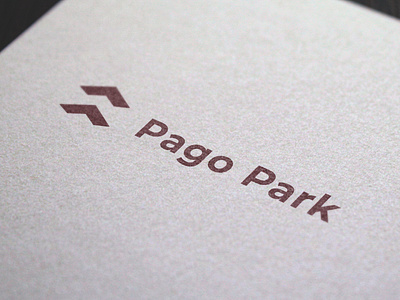 Logo Design Pago Park creative creativity design designer graphic design logo logo design logodesign logos logotype minimal modern typography