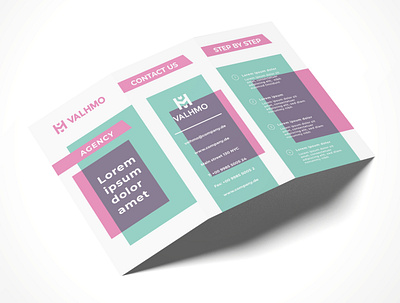 Brochure Design Valhmo brochure brochure design creative creativity design designer flyer flyer design graphic design graphic artist modern trifold brochure typography