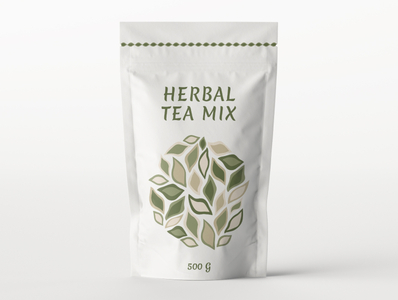 Package Design Herbal Tea Mix by Fabian Krotzer on Dribbble