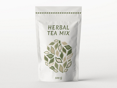 Package Design Herbal Tea Mix creative creativity design designer label label design labeldesign minimal modern package package design packaging packaging design typography