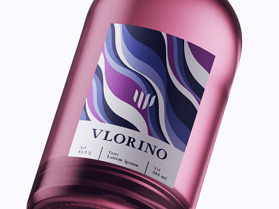 Bottle Design Vlorino bottle bottle design bottle label creative creativity design designer label label design labeldesign typography wine wine bottle wine label winery