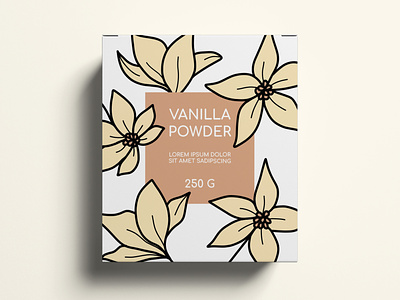 Package Design Vanilla Powder