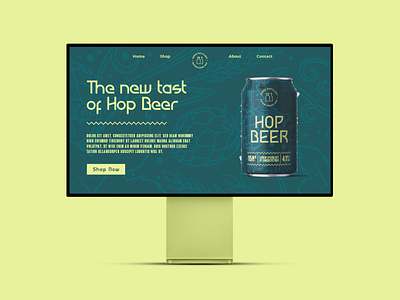 Web Design Hop Beer beer beer website creative creativity design designer graphic design minimal modern typography ui ui design ui ux ui ux design ux design web web design webdesign website website design