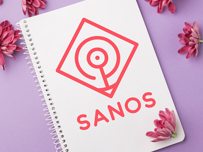 Sanos branding creative creativity design designer flower flowershop graphic design graphic artist illustration logo logo design logodesigner logoinspiration logotype minimal modern shop logo typography vector