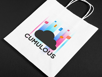 Logo Cumulous bag brand branding cloud cloud computing computer creative creativity dailylogochallenge design designer graphic design graphic artist logo logo design logodesigner logoinspiration minimal modern typography