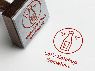 Logo Food Truck Let´s Ketchup Sometimes brand creative creativity dailylogochallenge design designer food food truck graphic design graphic artist ketchup logo logo design logodesigner logoinspiration minimal modern stamp truck typography